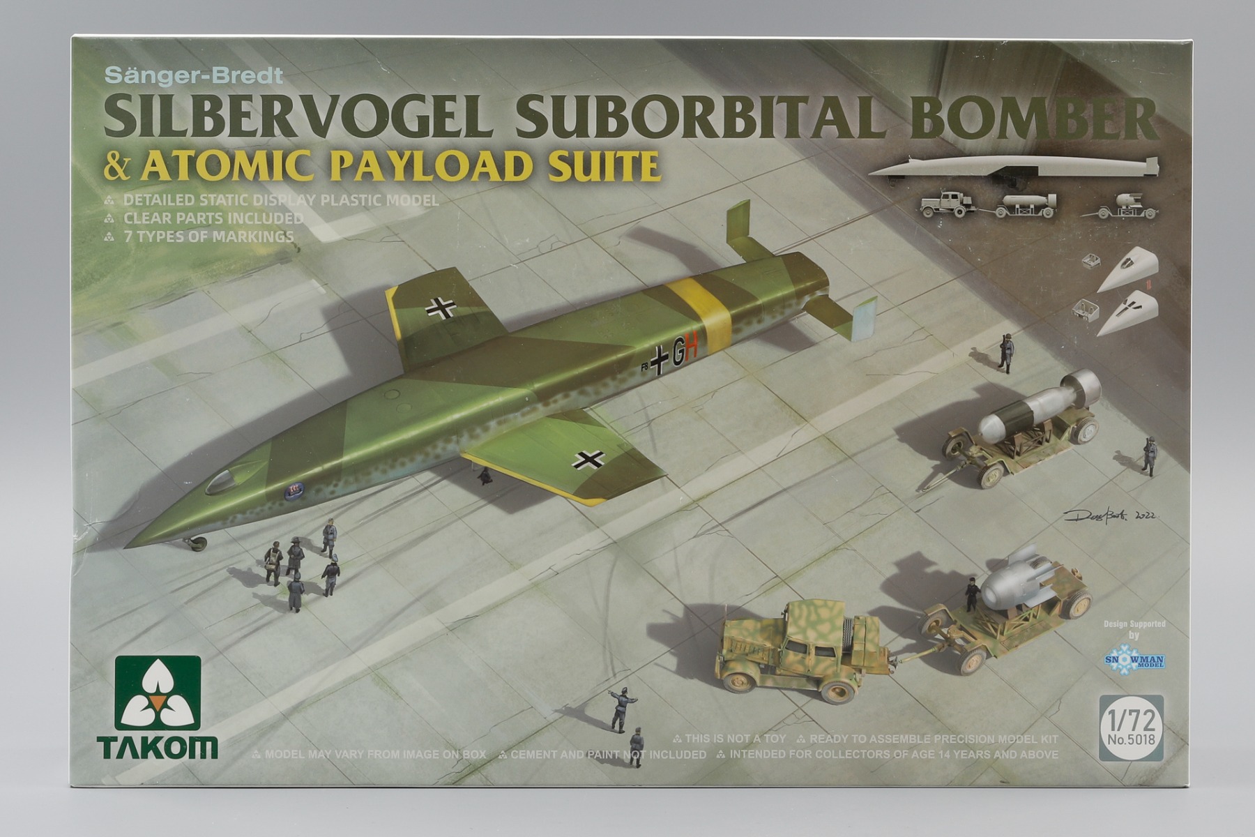 TAKOM5018 Sänger-Bredt Silbervogel Suborbital Bomber & Atomic Payload Suite
