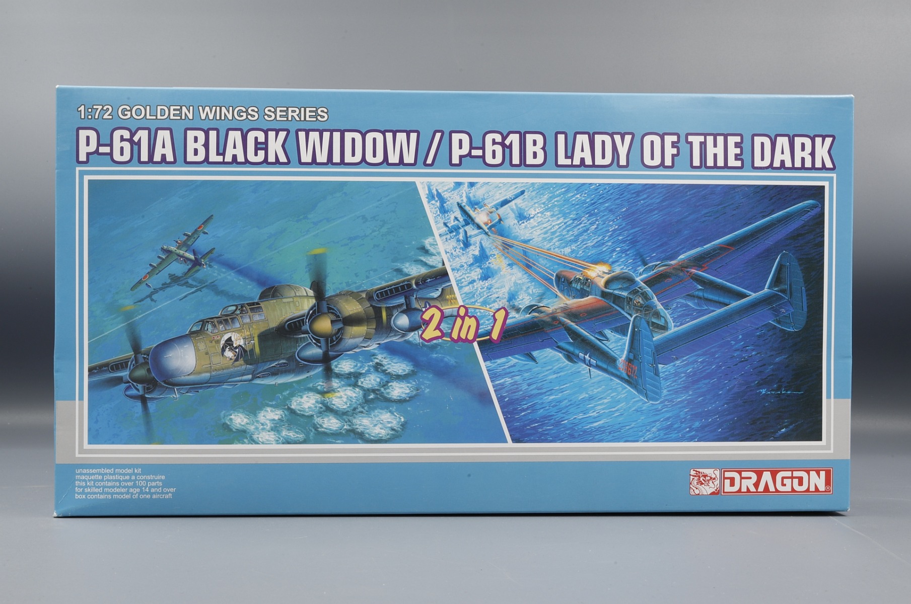 Dragon DRA05122 P-61A Black Widow / P-61B Lady of the Dark 2 in 1