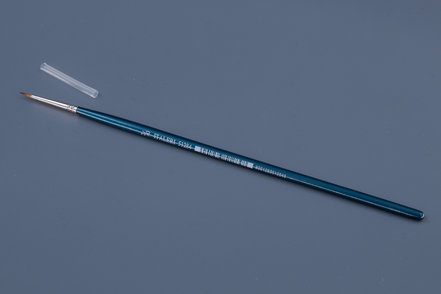 Italeri IT51284 Synthetic Round Paint Brush Brown Tip Size 0/2, 1pcs