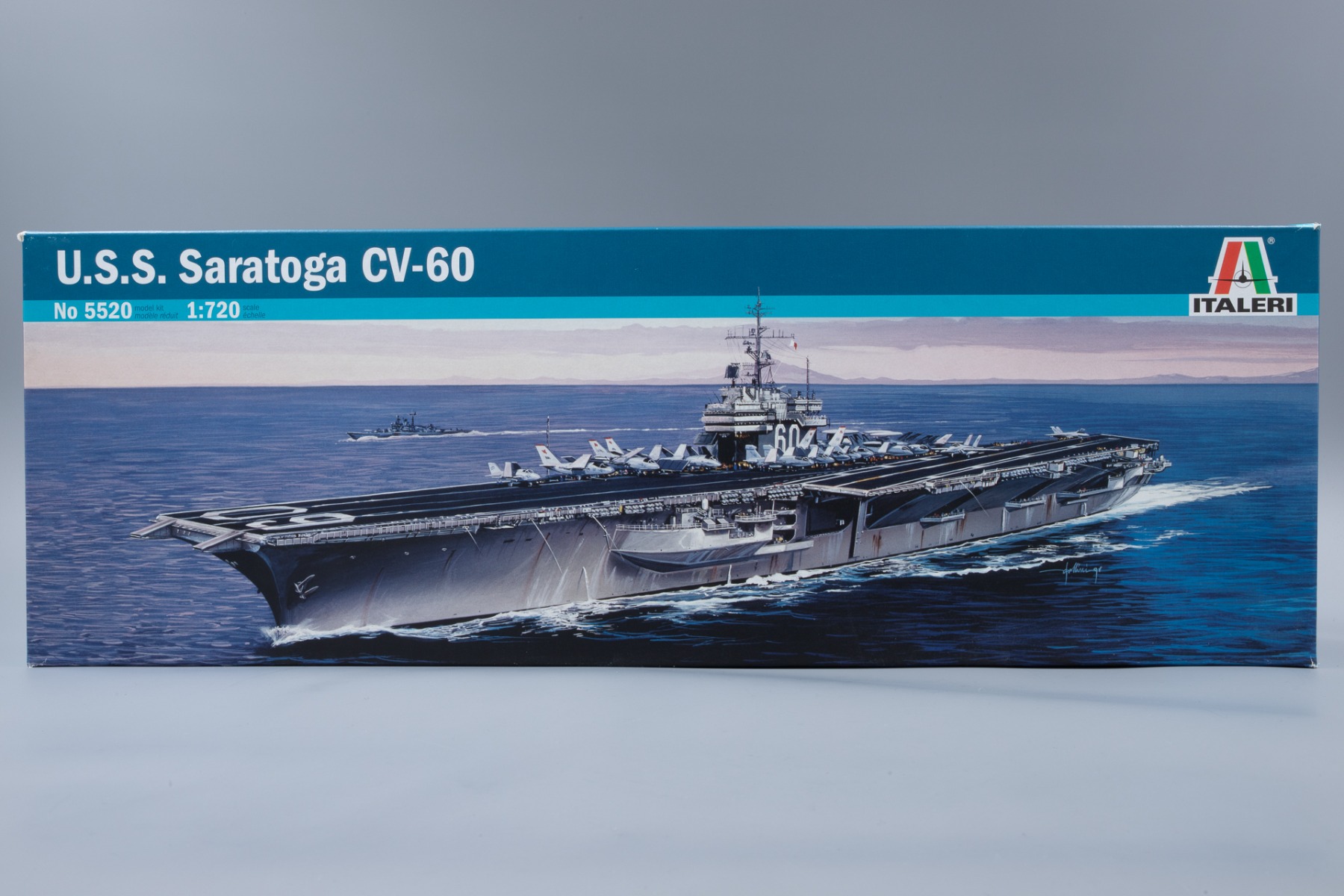 Italeri IT5520 USS Saratoga CV-60, aircraft carrier, model kit