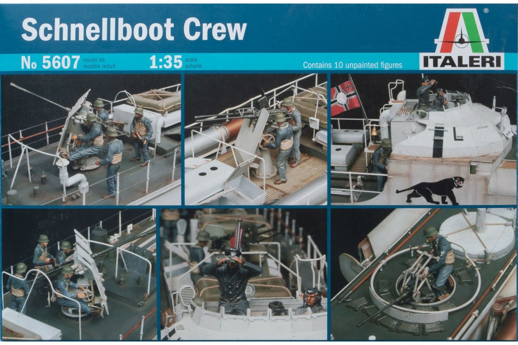 Italeri IT5607 Schnellboot Crew, model kit / figures