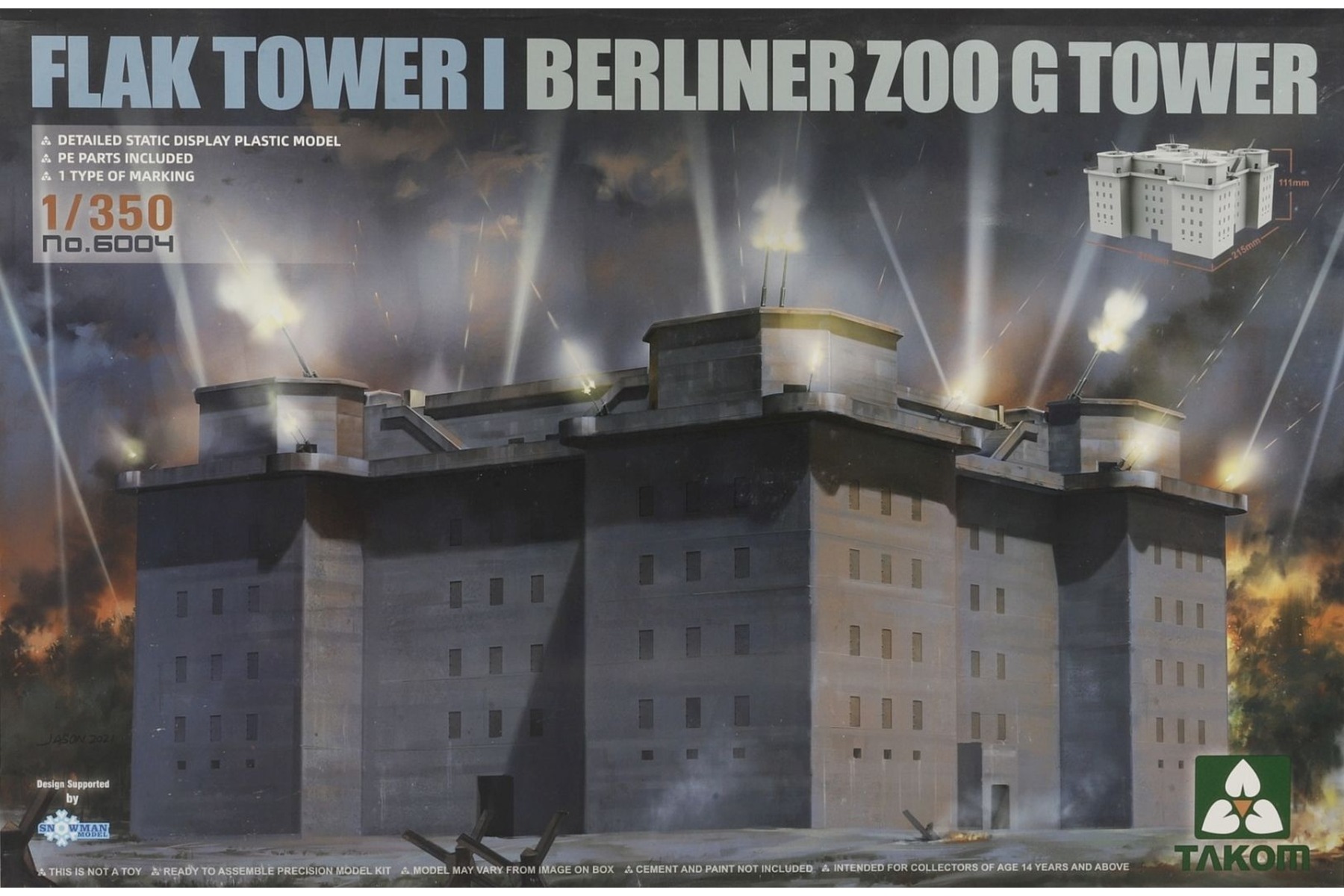 TAKOM6004 Flak Tower I Berliner Zoo G Tower