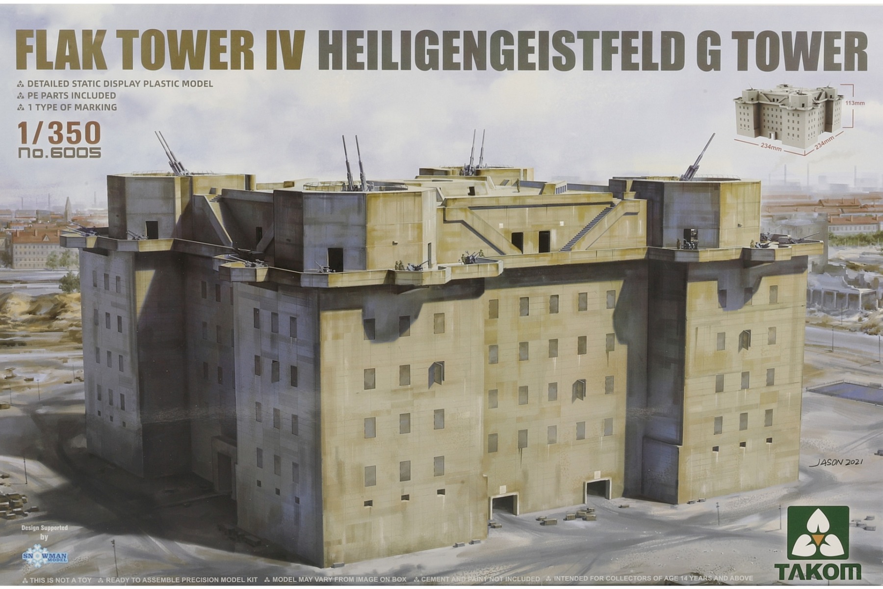 TAKOM6005 Flak Tower IV Heiligengeistfeld G Tower