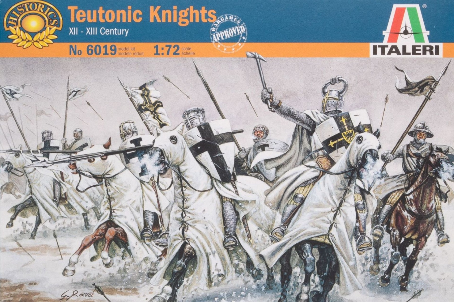 Italeri IT6019 Teutonic Knights XII-XIII centuries AD, 34 figures