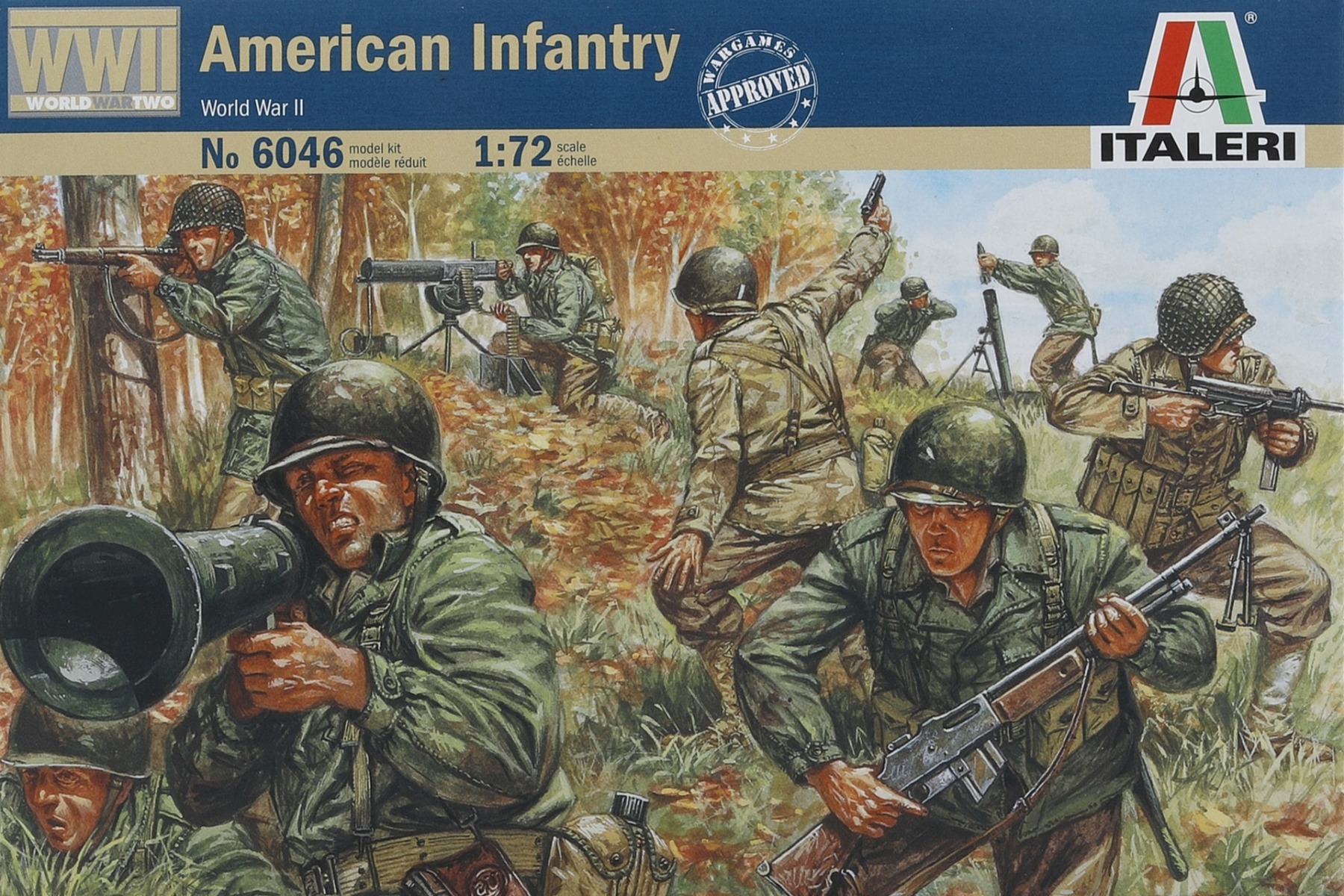 Italeri IT6046 WWII American Infantry, model kit