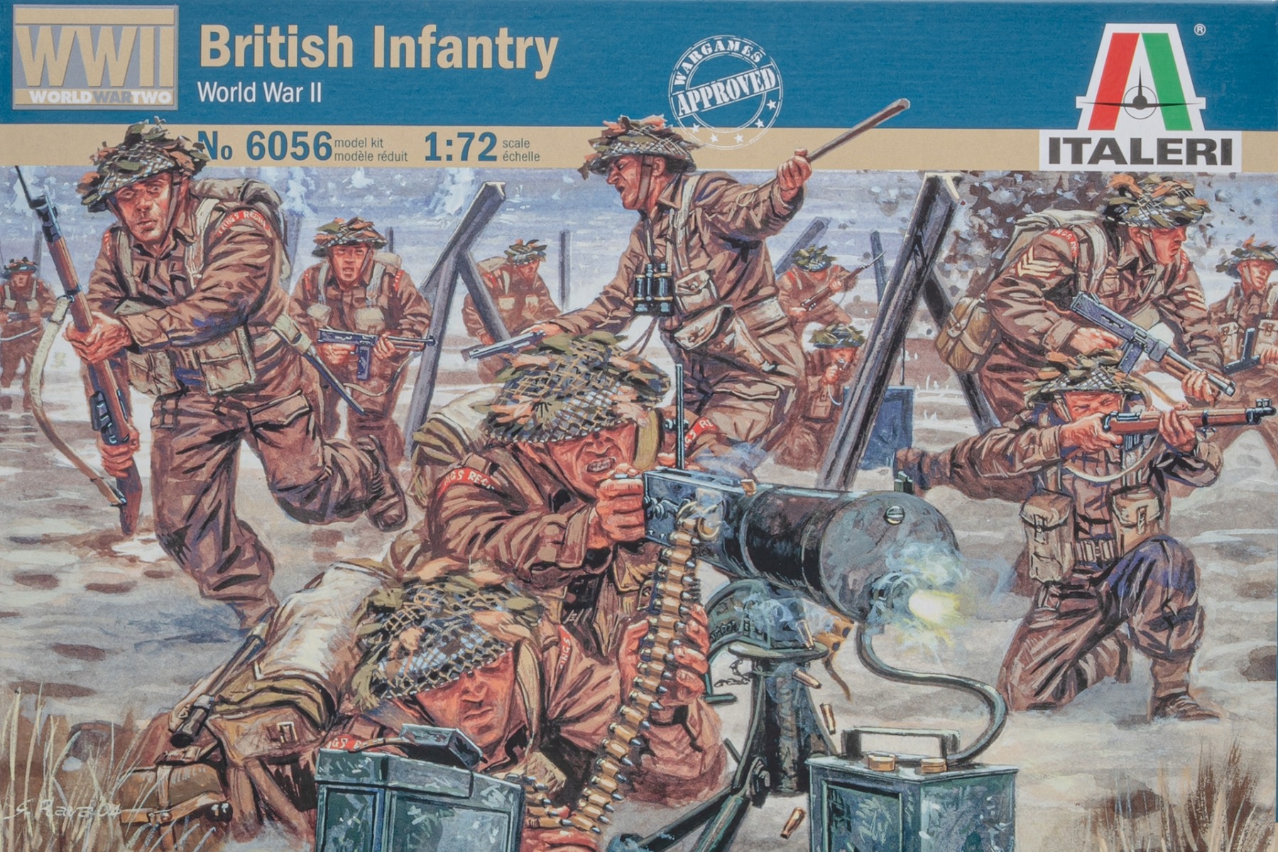 Italeri IT6056 British Infantry WWII, figurines