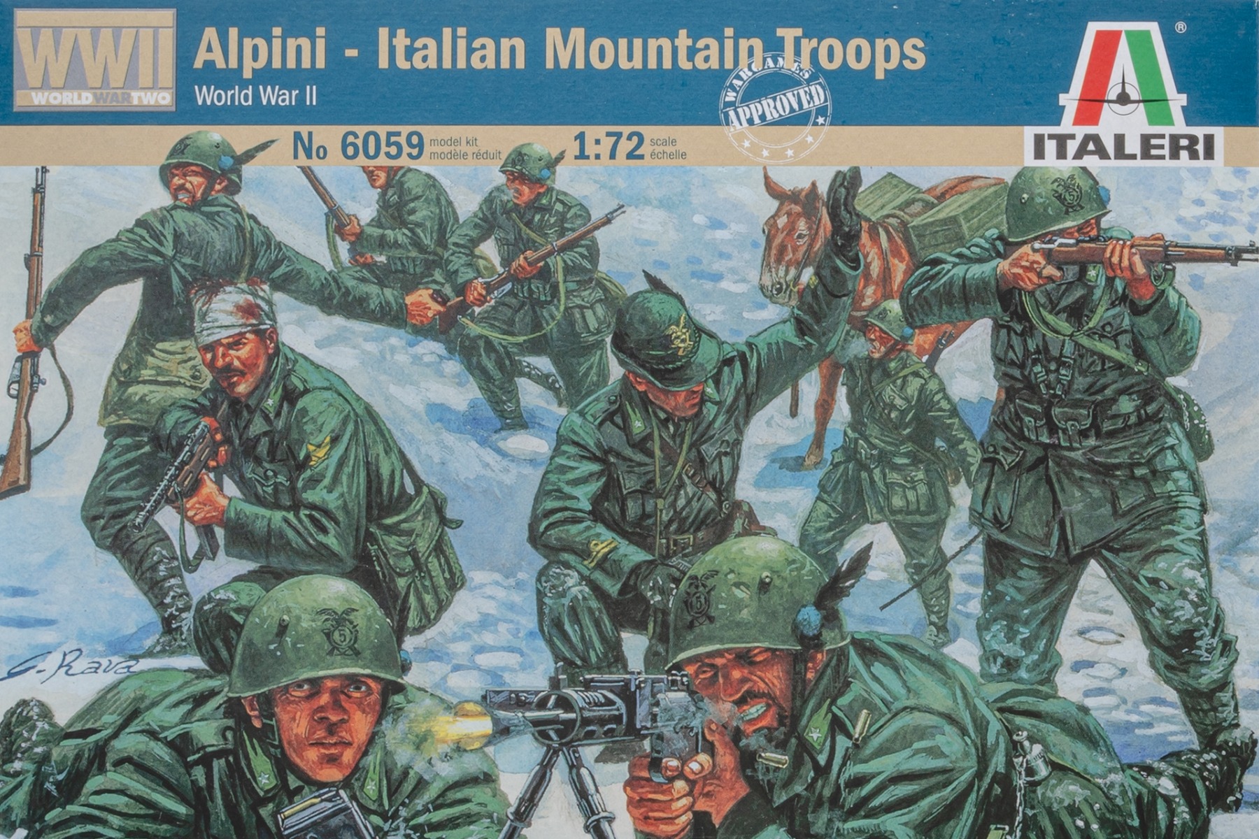 Italeri IT6059 Alpini - Italian Mountain Troops WWII, figurines