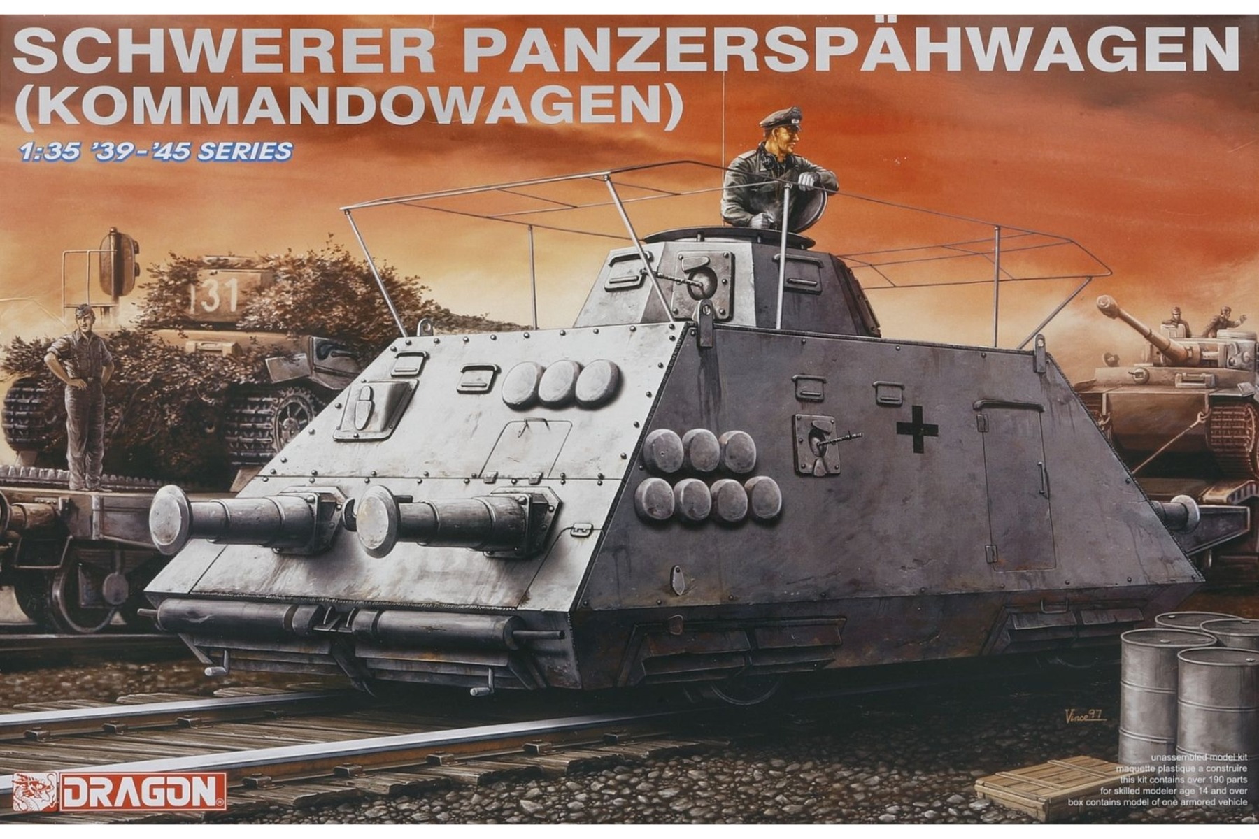 Dragon DRA06071 Schwerer Panzerspähwagen (Kommandowagen) (s.SP)