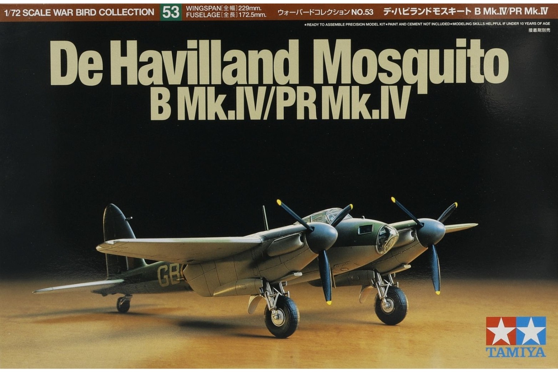 Tamiya TA60753 De Havilland Mosquito B Mk.IV/PR Mk.IV