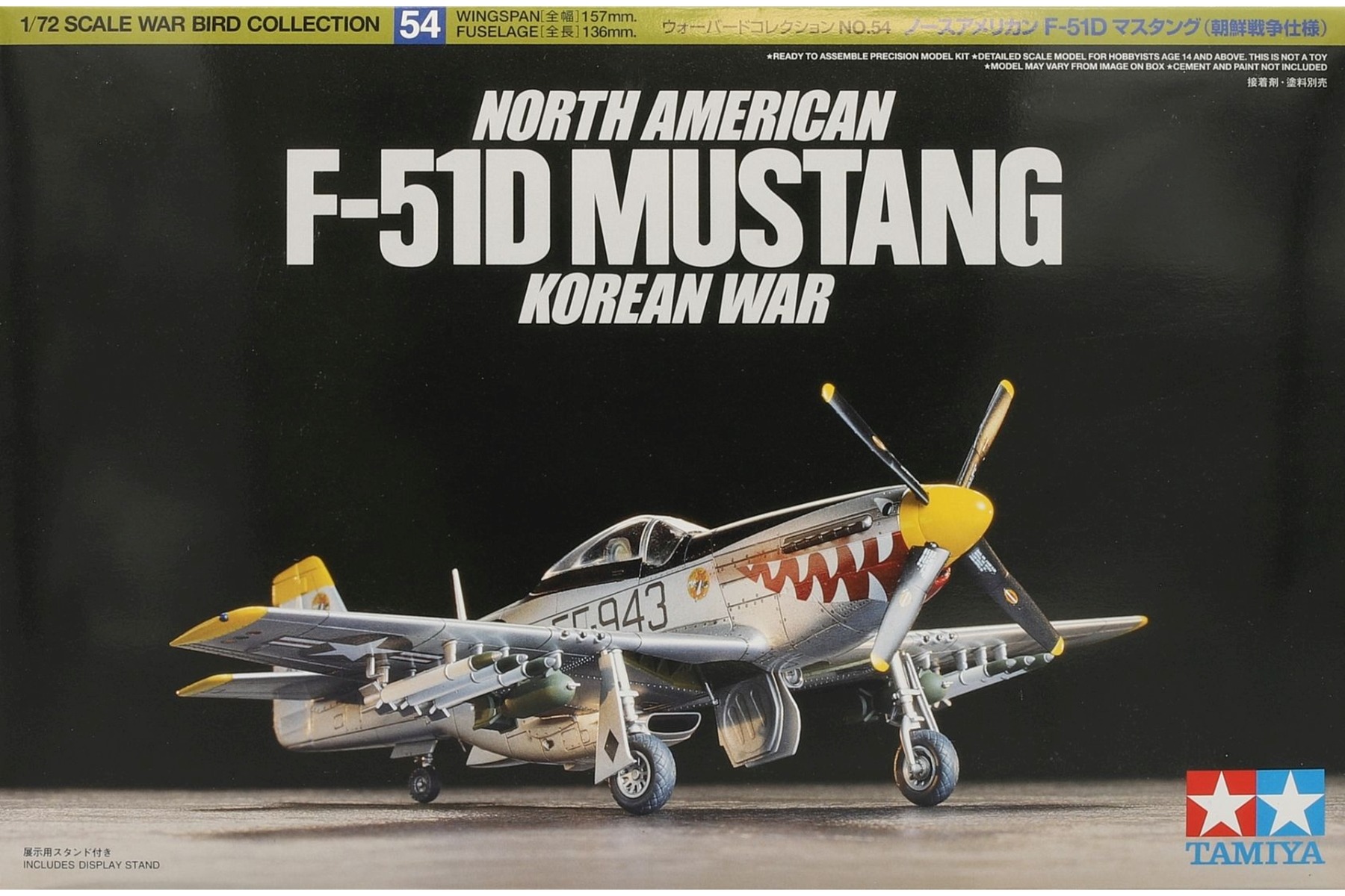 Tamiya TA60754 North American F-51D Mustang Korean War