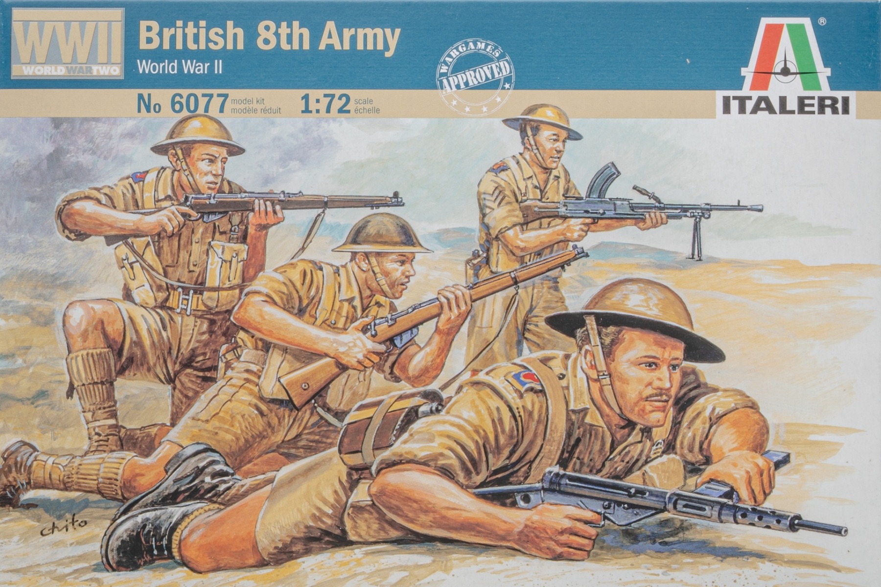 Italeri IT6077 British 8th Army WWII, figurines