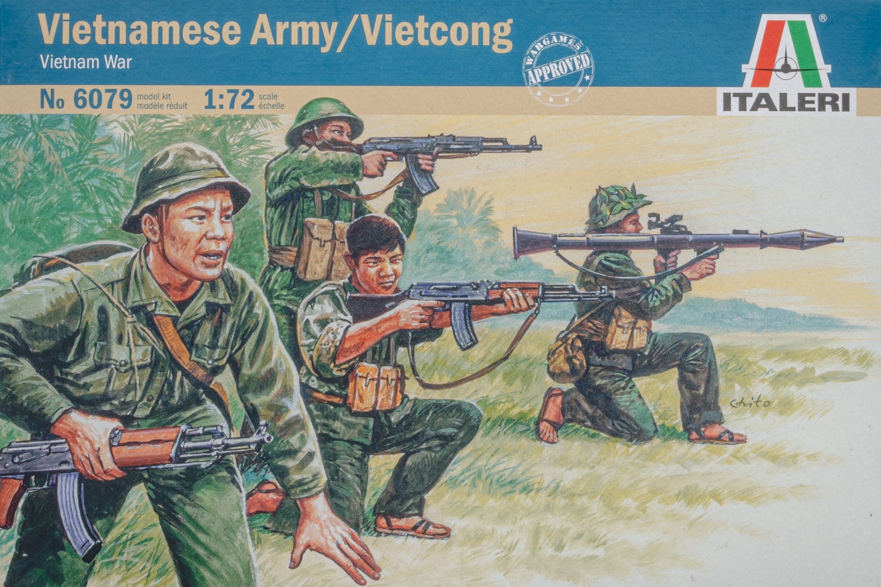 Italeri IT6079 Vietnamese Army/Vietcong Vietnam War (50 figures), figurines