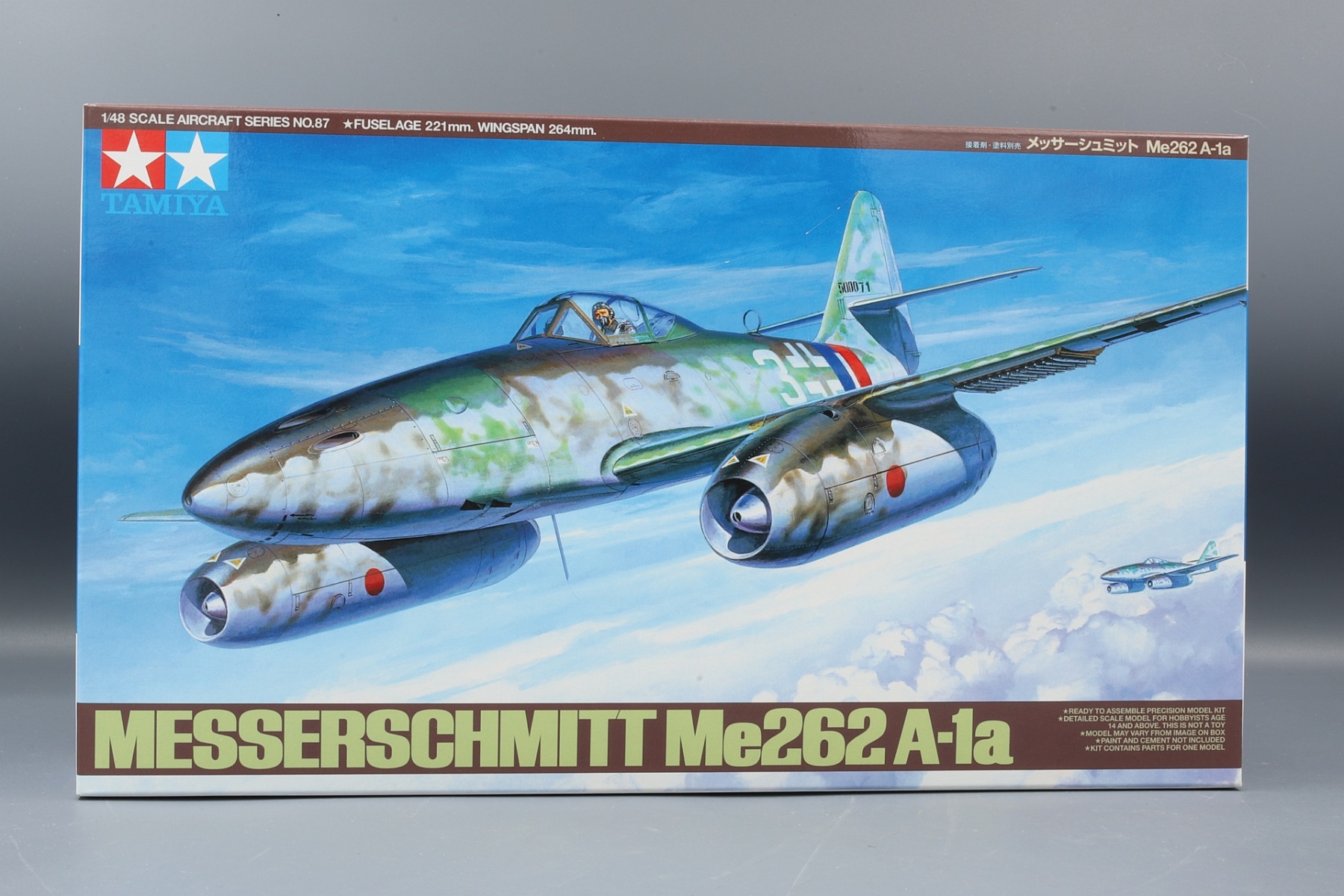 Tamiya TA61087 Messerschmitt Me-262 A-1a, model kit