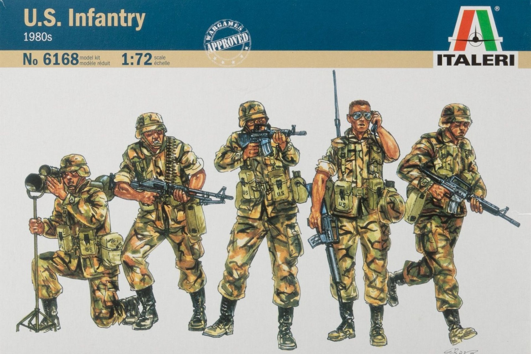 Italeri IT6168 US Infantry 1990s (originally Esci), figurines