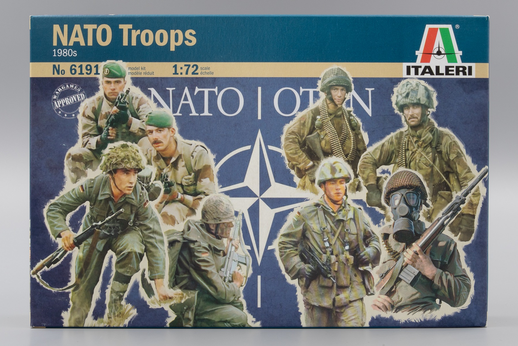 Italeri IT6191 NATO Troops, 1980s (48 figurines set), model kit