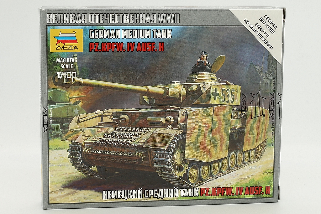 Zvezda ZV6240 German medium tank PZ.KPFW.IV AUSF.H