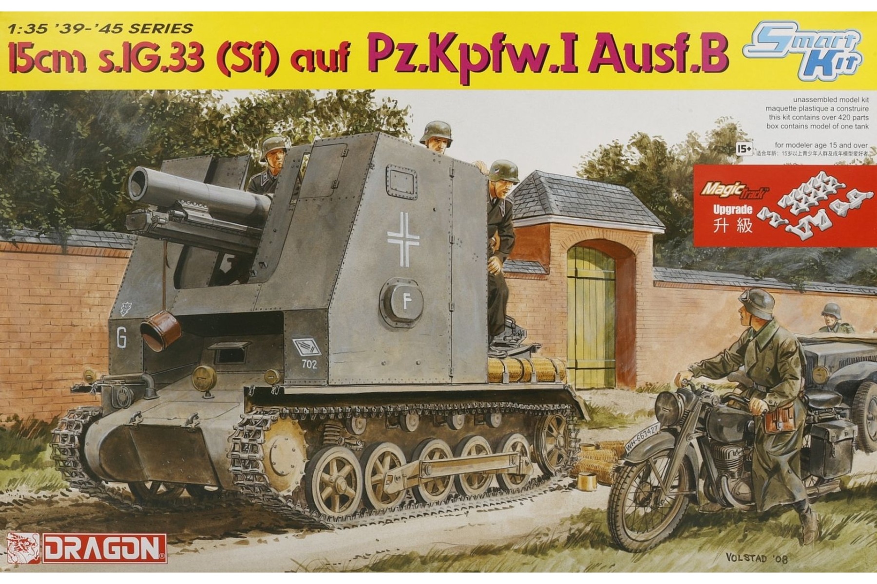 Dragon DRA06259 15cm s.IG.33 (Sf) auf Pz.Kpfw.I Ausf.B w/ DS Tracks