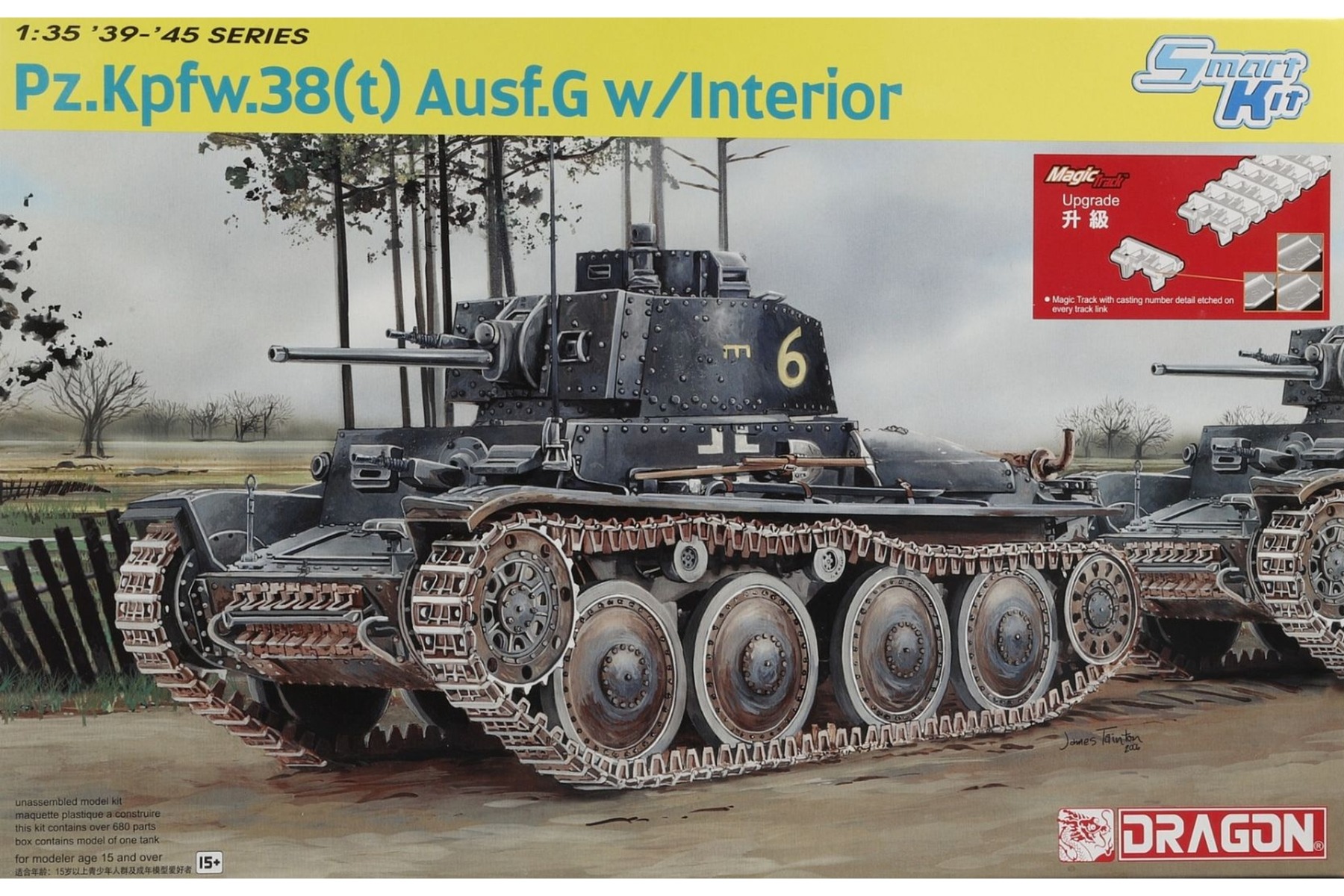 Dragon DRA06290 Pz.Kpfw. 38(t) Ausf. G w/Interior
