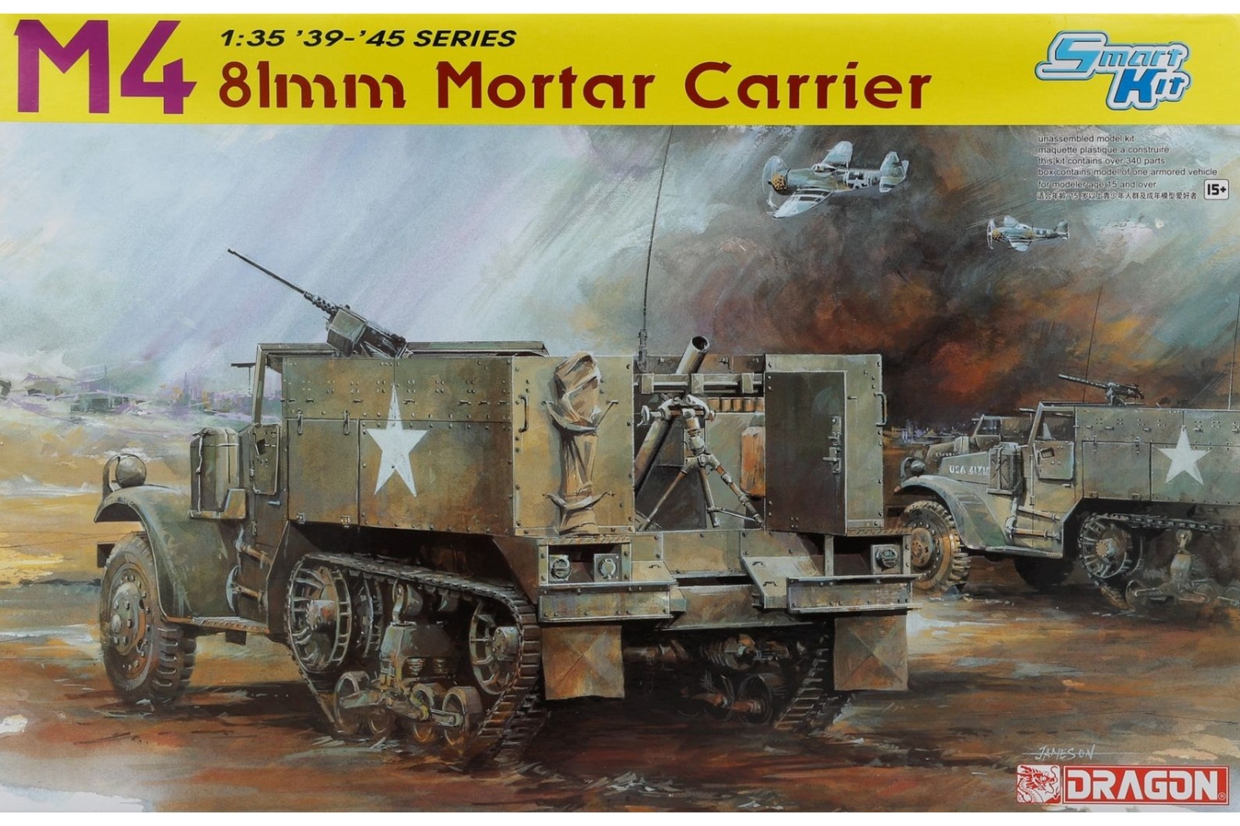 Dragon DRA06361 M4 Half-Track 81mm Mortar Carrier — Smart Kit