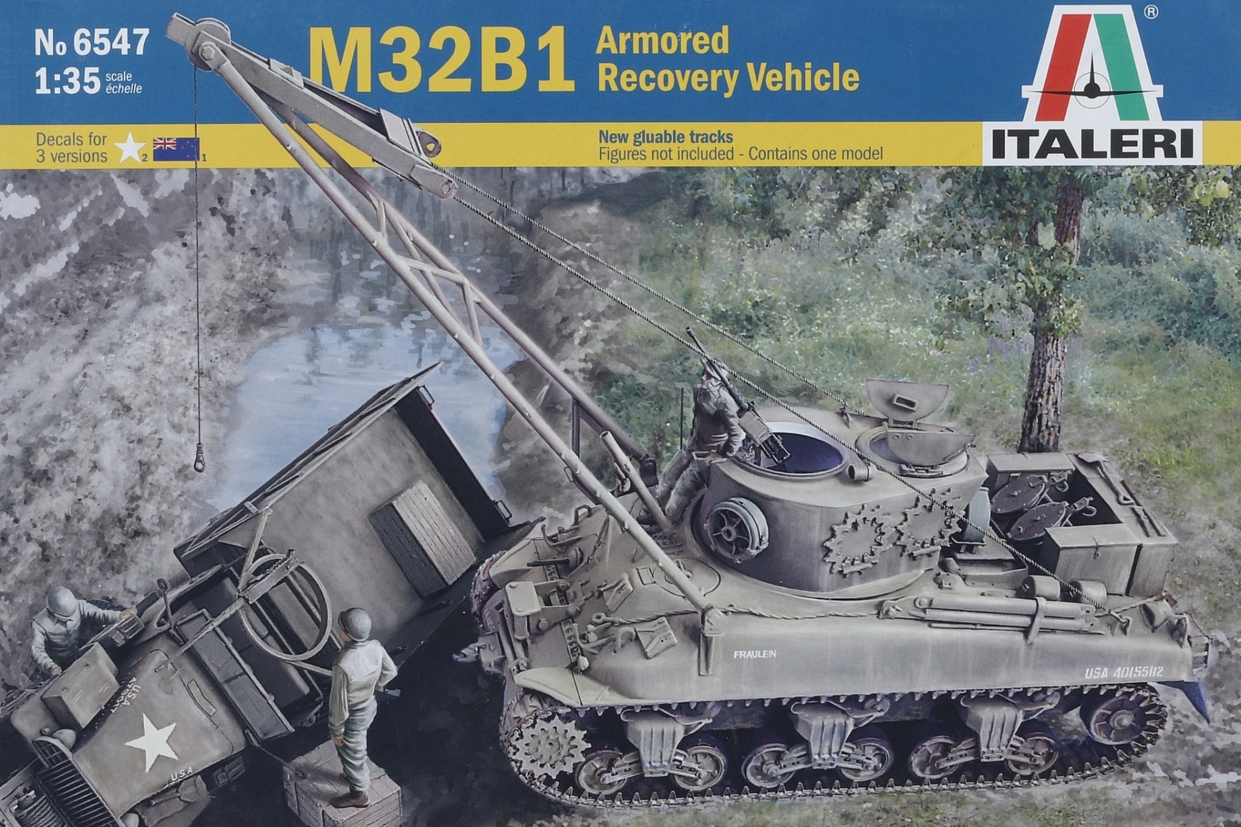 Italeri IT6547 M32B1 Armored Recovery Vehicle, model kit