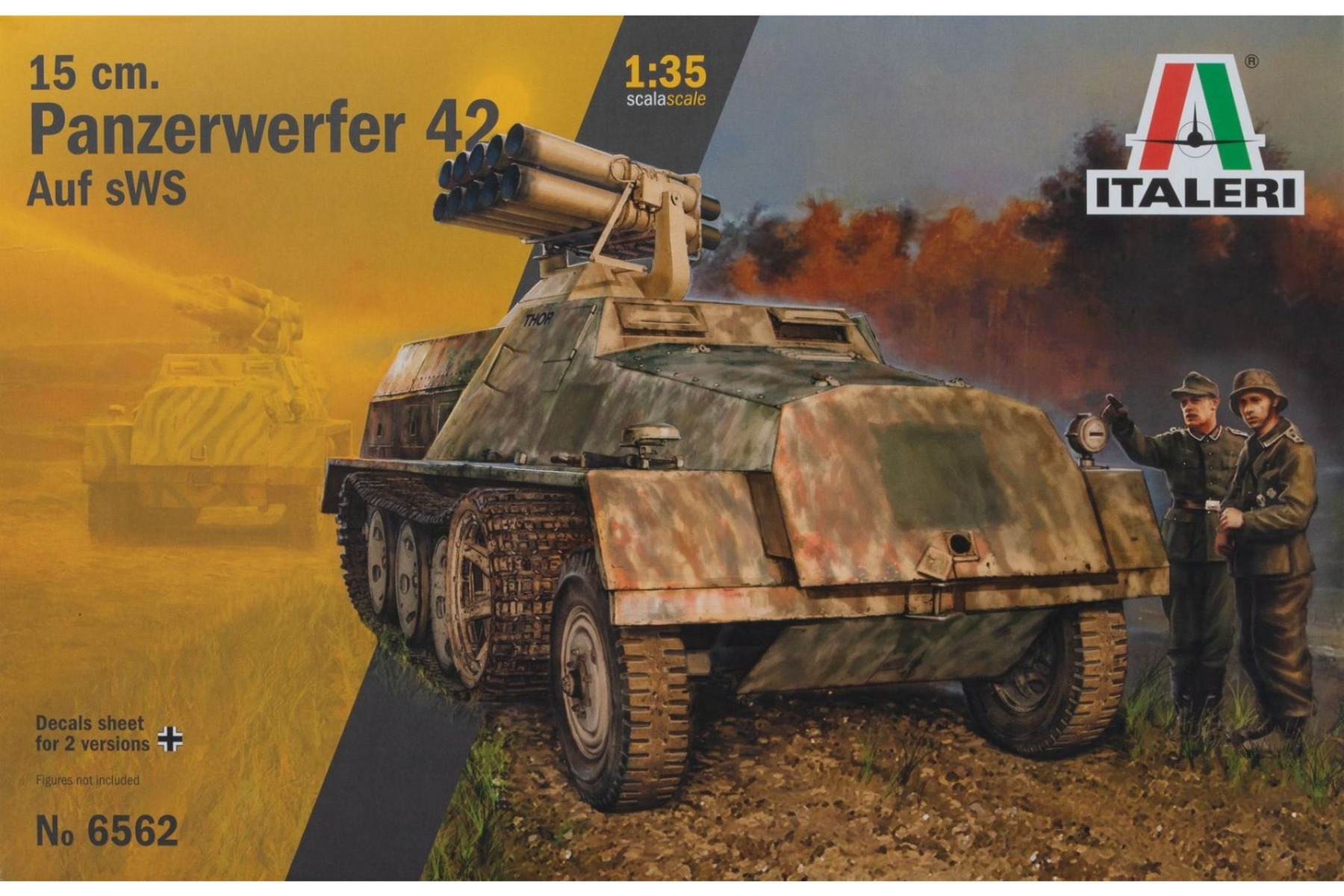 Italeri IT6562 15 cm Panzerwerfer 42 auf sWS, model kit