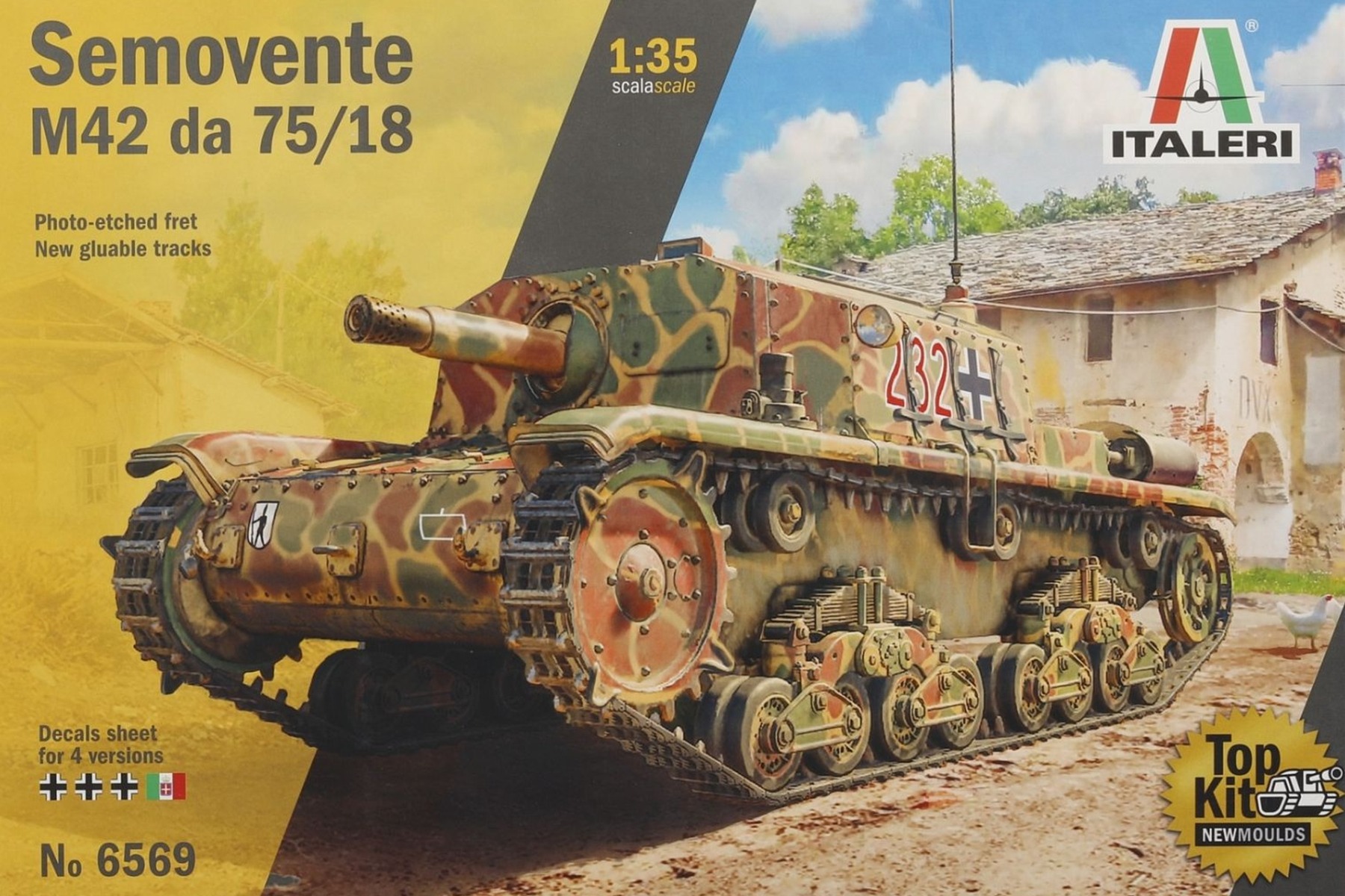 Italeri IT6569 Semovente M42 75/18 mm, model kit