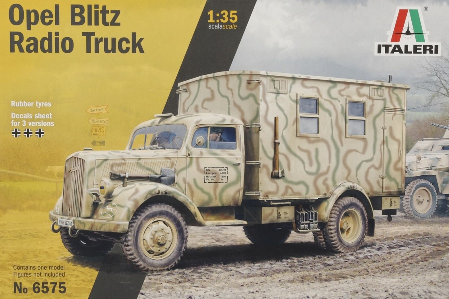 Italeri IT6575 Opel Blitz Radio Truck, model kit
