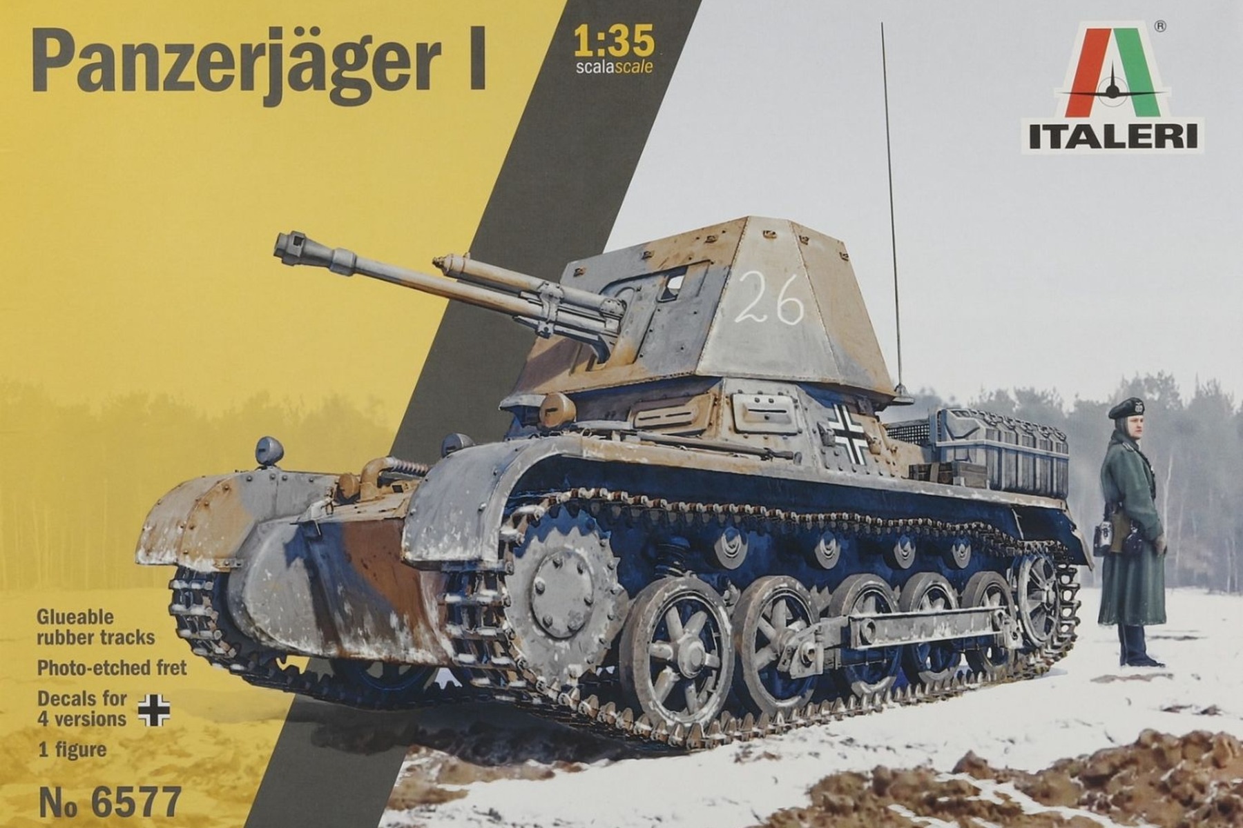 Italeri IT6577 Panzerjäger I, model kit