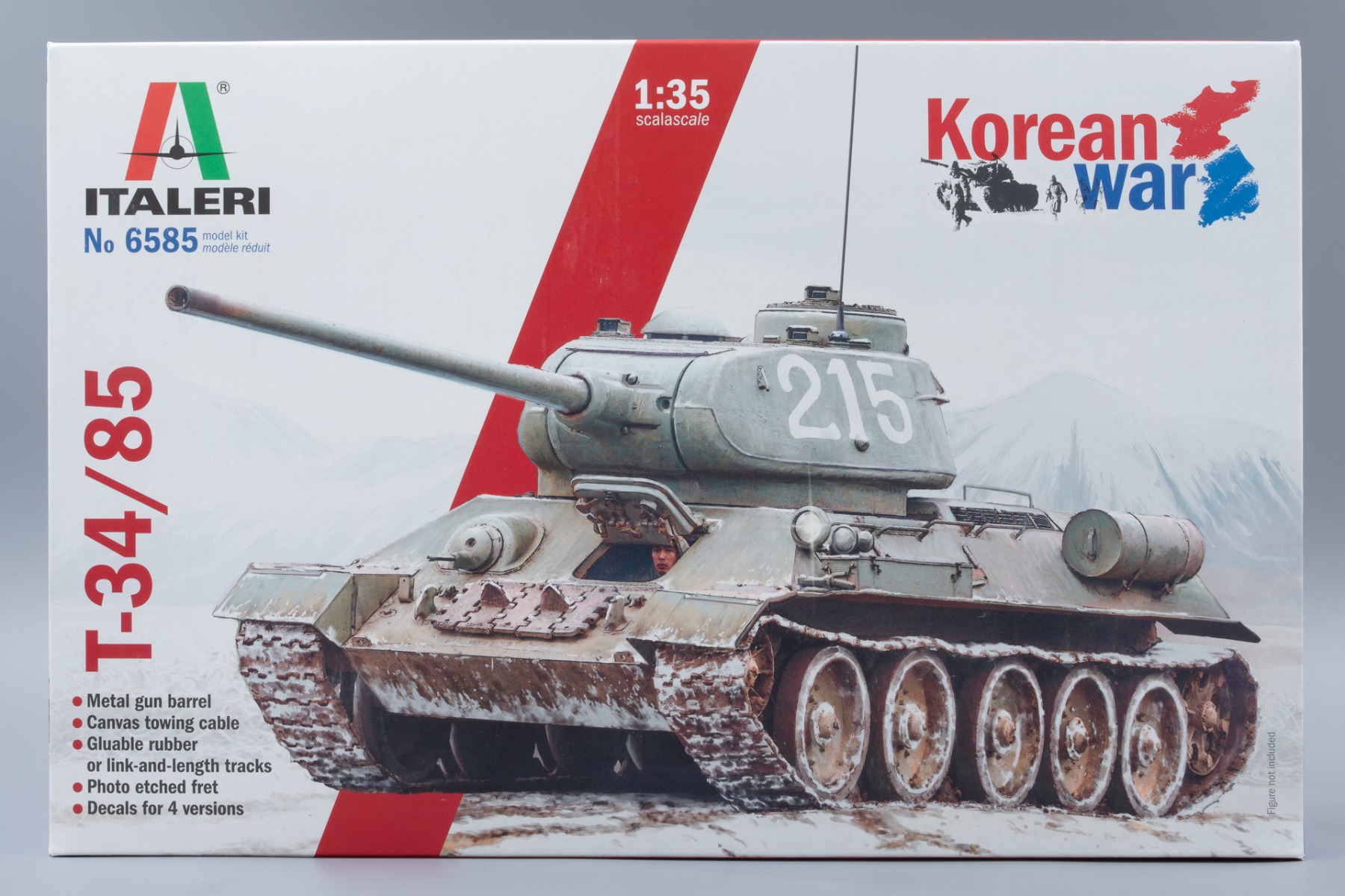 Italeri IT6585 T 34/85 Korean War, model kit
