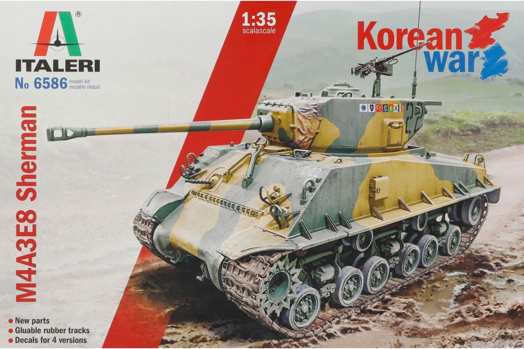 Italeri IT6586 M4A3E8 Sherman “Korean War”