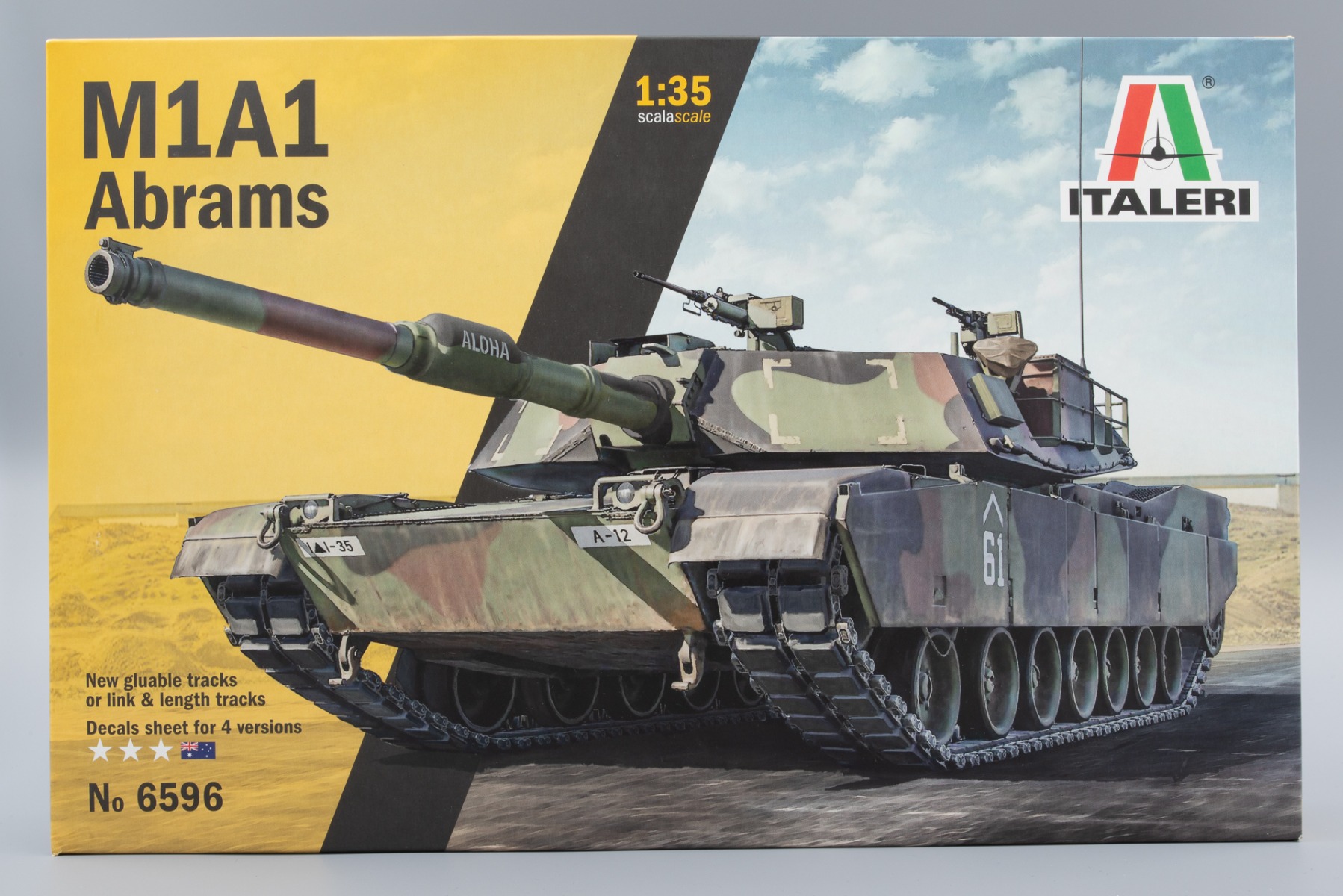 Italeri IT6596 American main battle tank M1A1/A2 Abrams, model kit