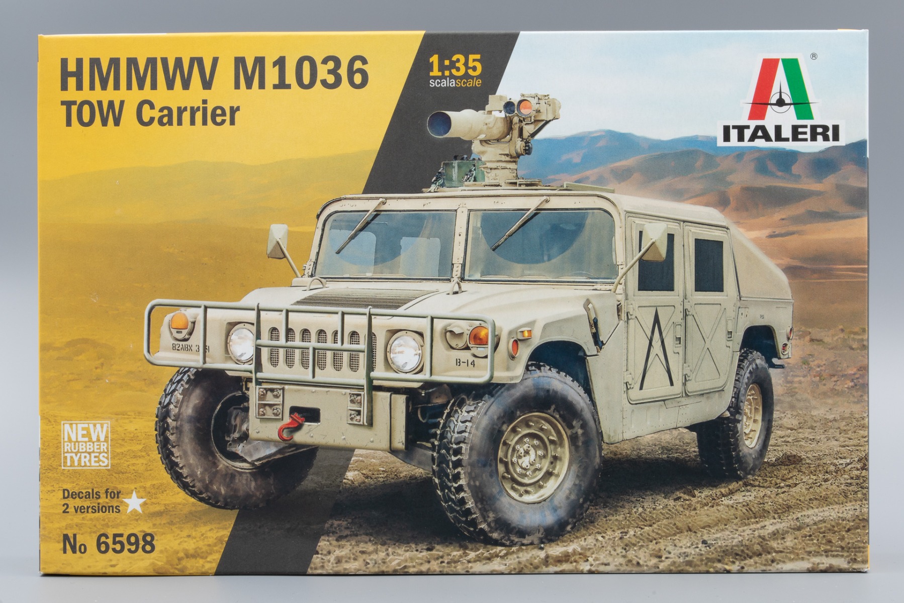 Italeri IT6598 HMMWV (Hummer-Humvee) M1036 TOW Carrier, model kit