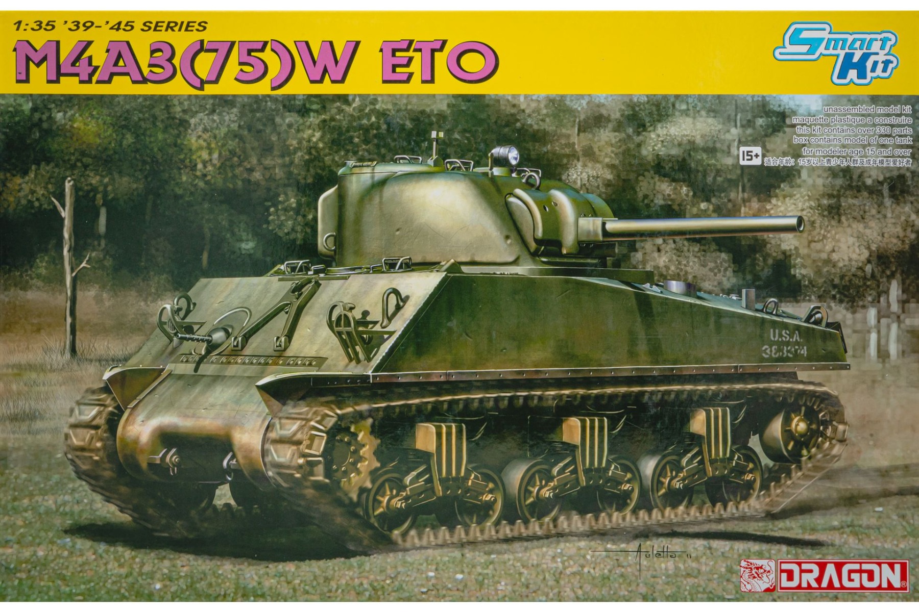 Dragon DRA06698 M4A3 75(W) ETO, model kit