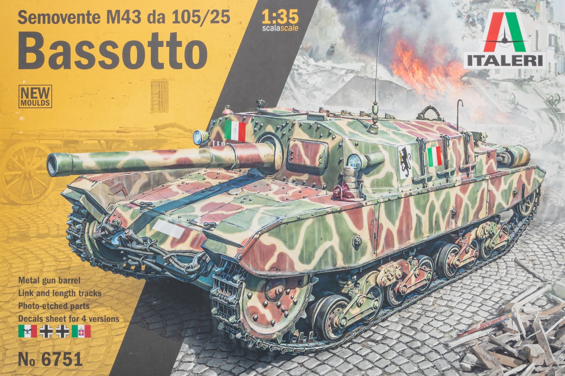 Italeri IT6751 Semovente M43 da 105/25 