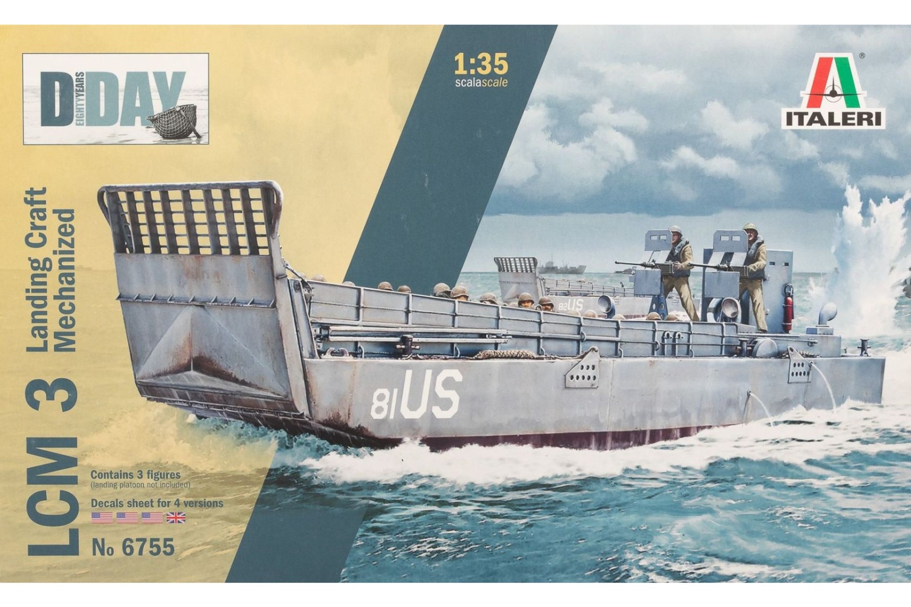 Italeri IT6755 LCM 3, Landing craft, model kit