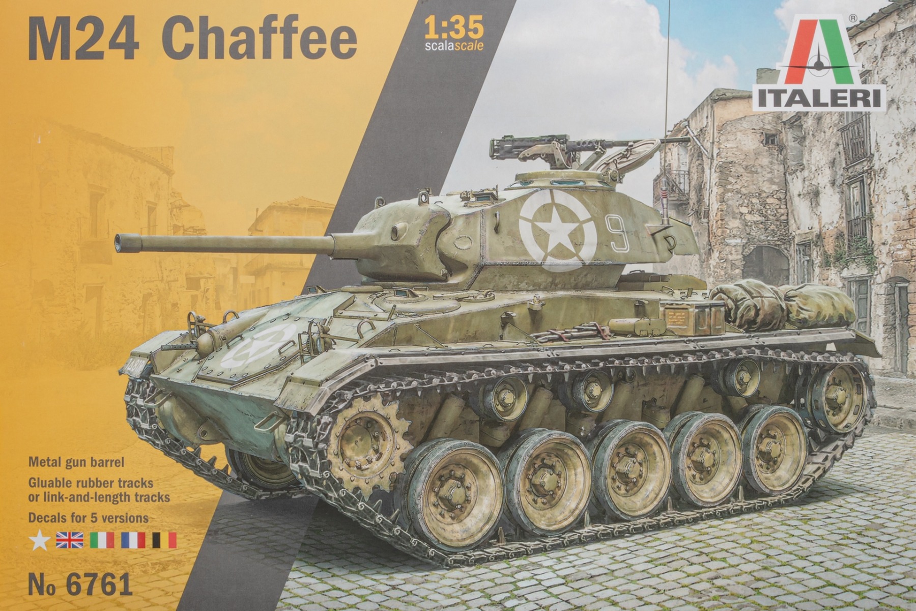 Italeri IT6761 M24 Chaffee, American Light Tank, model kit