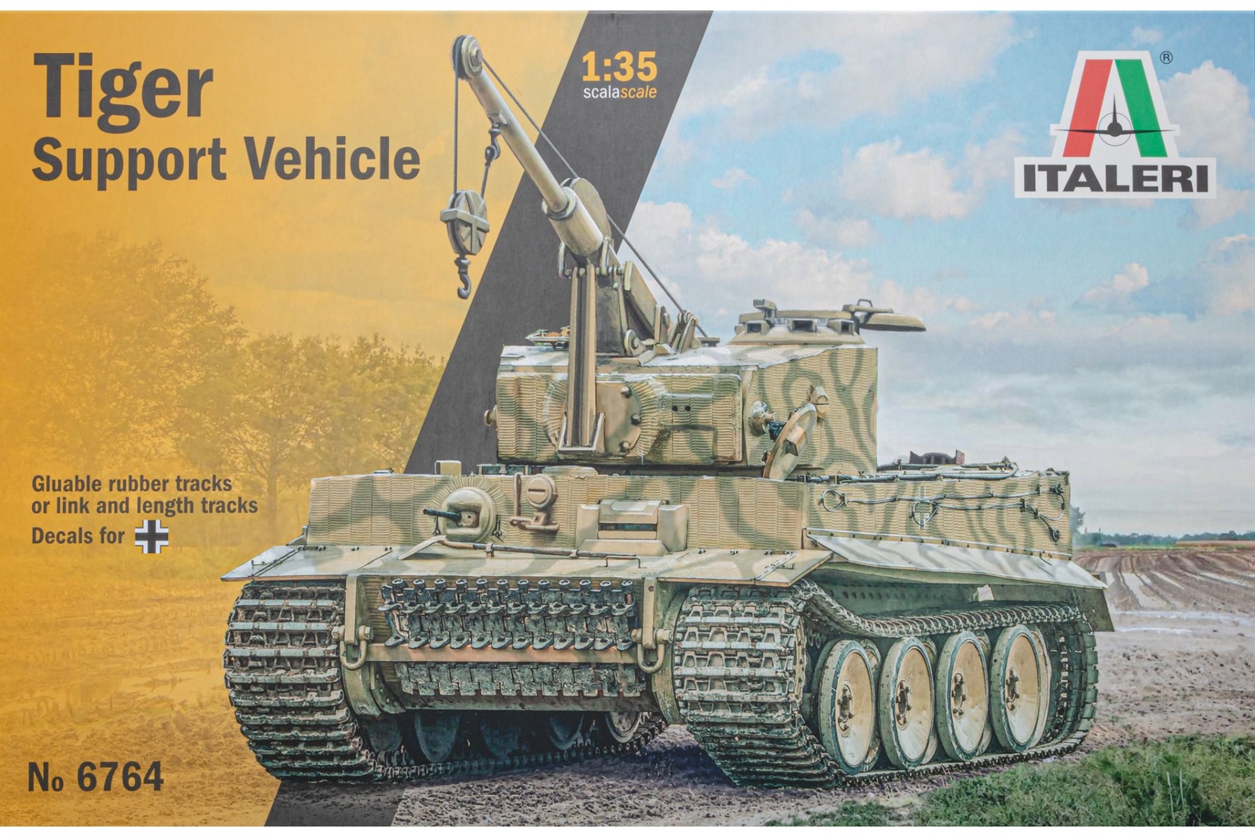 Italeri IT6764 Tiger Support Vehicle / Armoured Recovery Vehicle, model kit