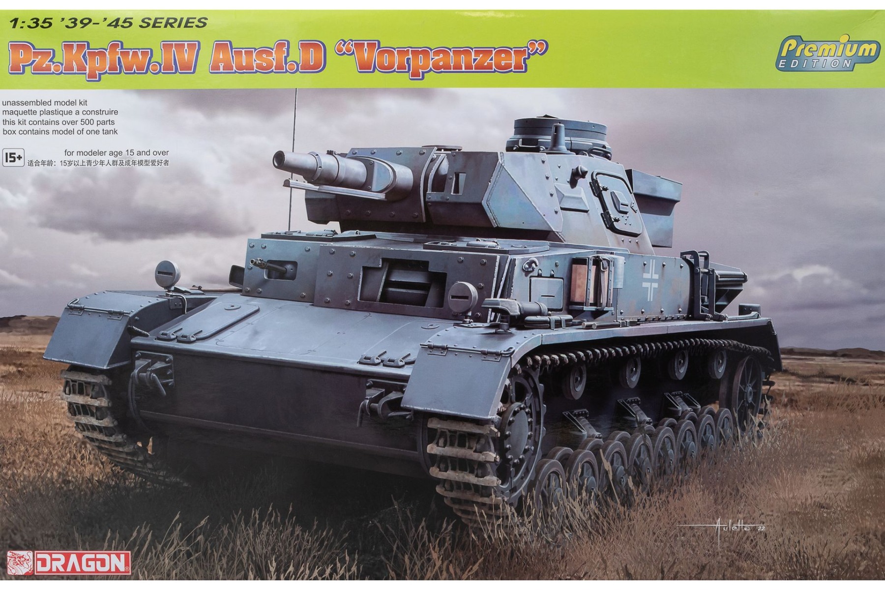 Dragon DRA06981 Pz.Kpfw. IV Ausf. D Vorpanzer, model kit