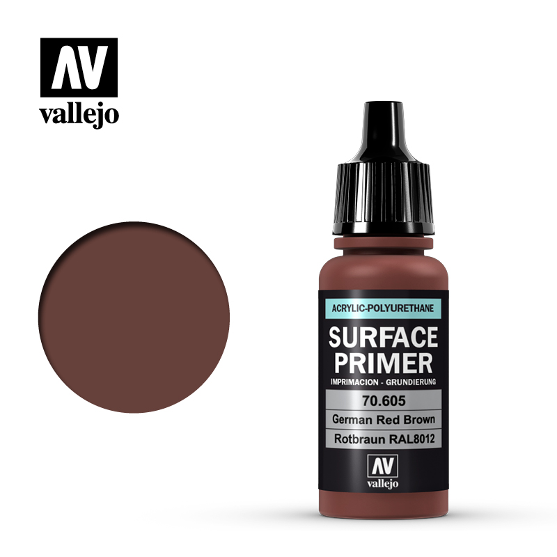 German Red Brown 17ml Vallejo Surface Primer 70605
