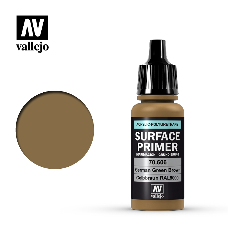 German Green Brown 17ml Vallejo Surface Primer 70606