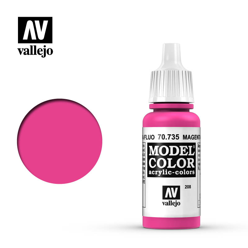 Magenta Flourescent 17ml Vallejo Model Color 70735