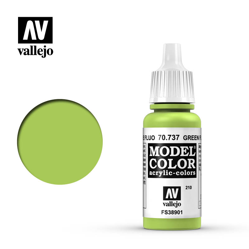 Green Flourescent 17ml Vallejo Model Color 70737