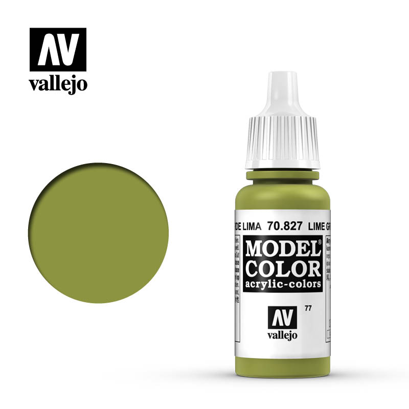 Lime Green mat 17ml Vallejo Model Color 70827