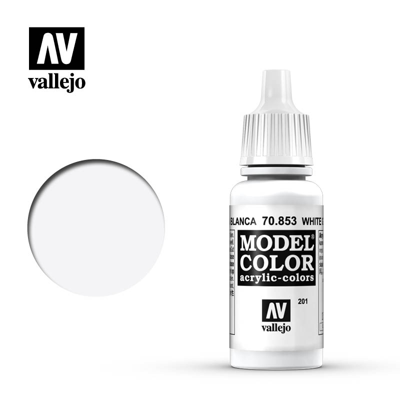 White Glaze 17ml Vallejo Model Color 70853