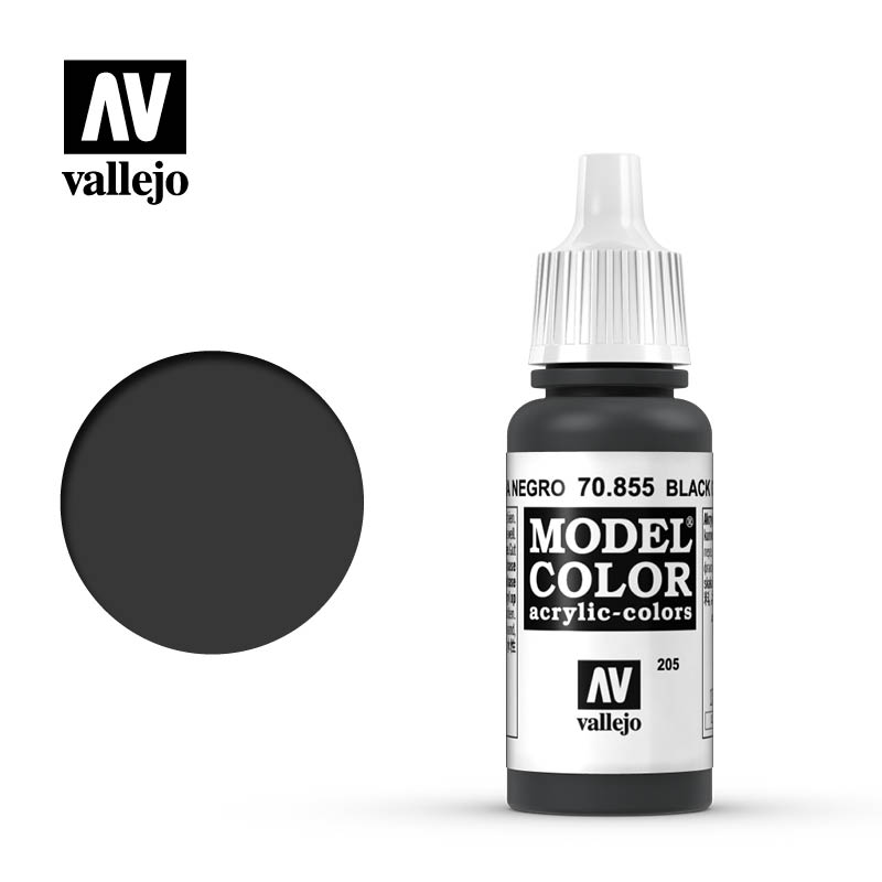 Black Glaze 17ml Vallejo Model Color 70855