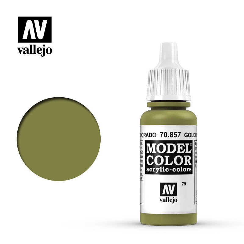Golden olive mat 17ml Vallejo Model Color 70857