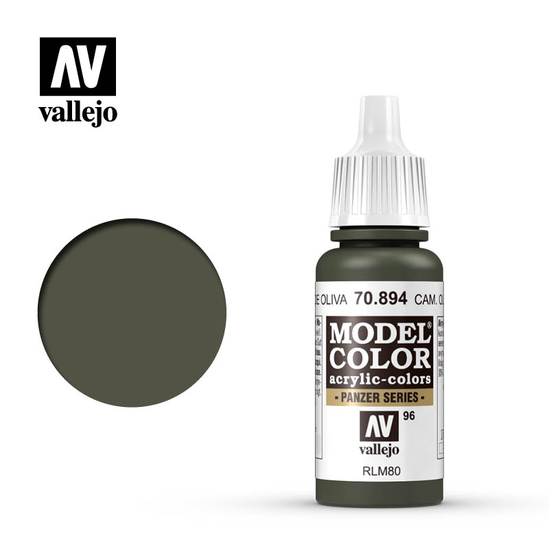 Camouflage Olive Green 17ml Vallejo Model Color 70894