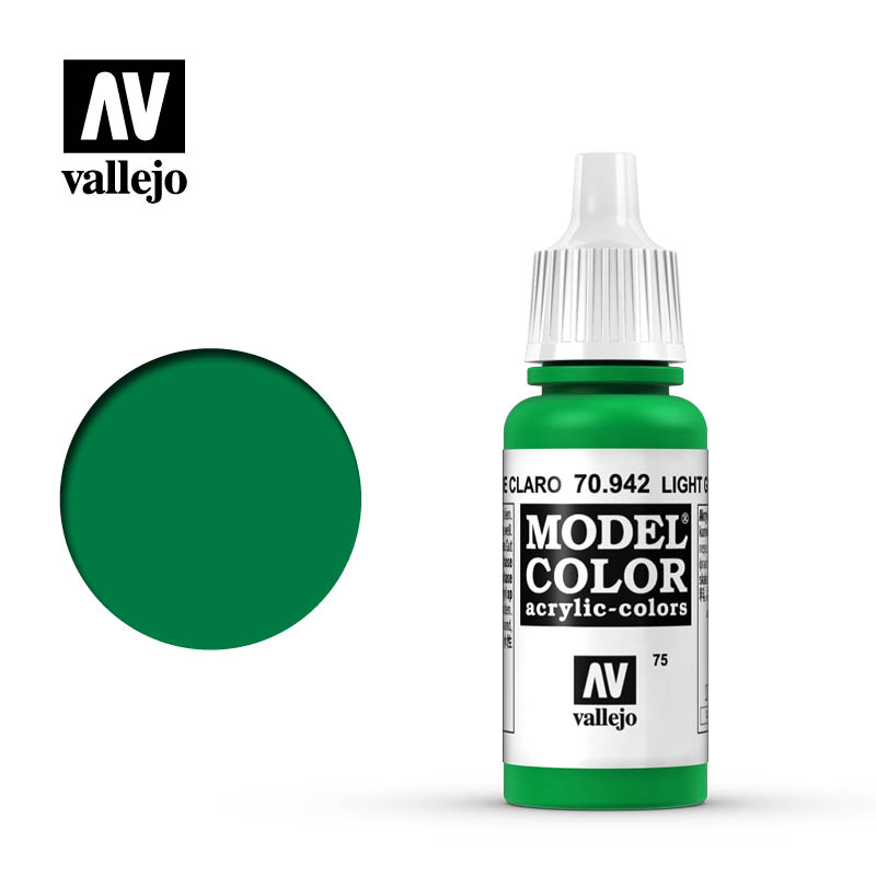Light Green mat 17ml Vallejo Model Color 70942