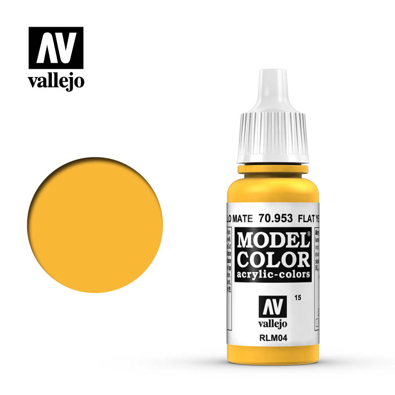 Flat Yellow 17ml Vallejo Model Color 70953