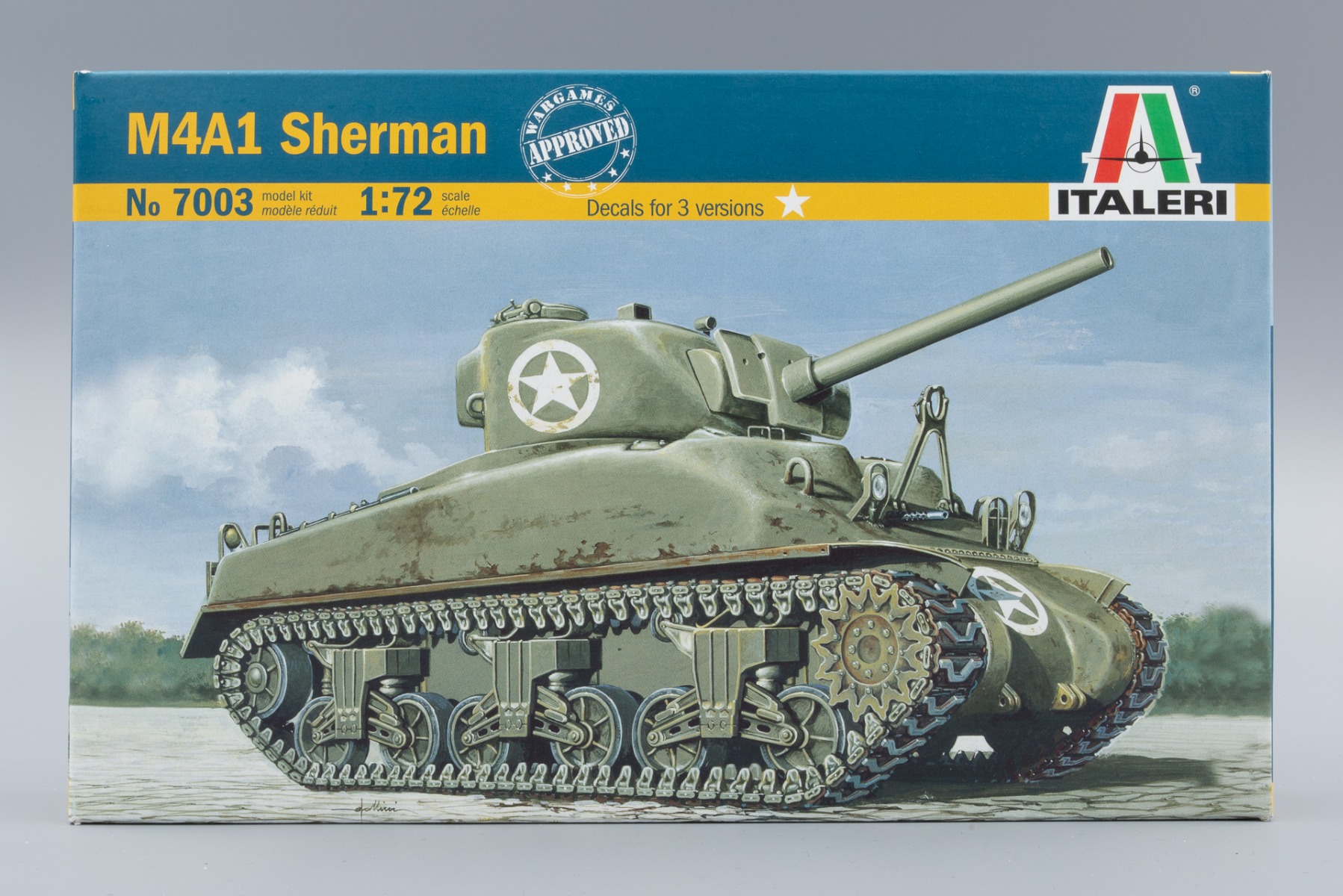 Italeri IT7003 M4A1 Sherman, model kit